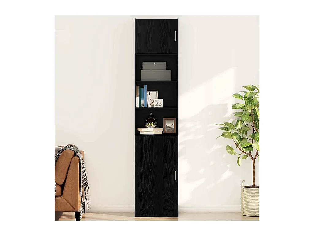 Meuble mural Chêne noir 50 x 42,5 x 40 cm Bois d'ingénierie