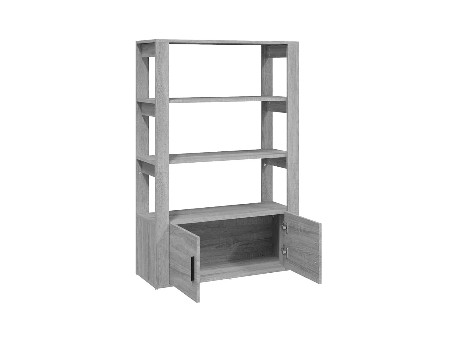 Sonoma dressoir grijs 80x30x119,5 cm Technisch hout