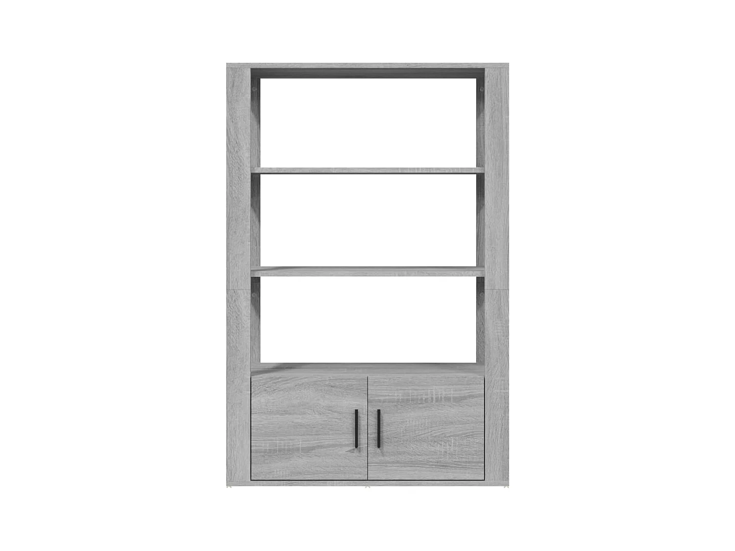 Sonoma dressoir grijs 80x30x119,5 cm Technisch hout