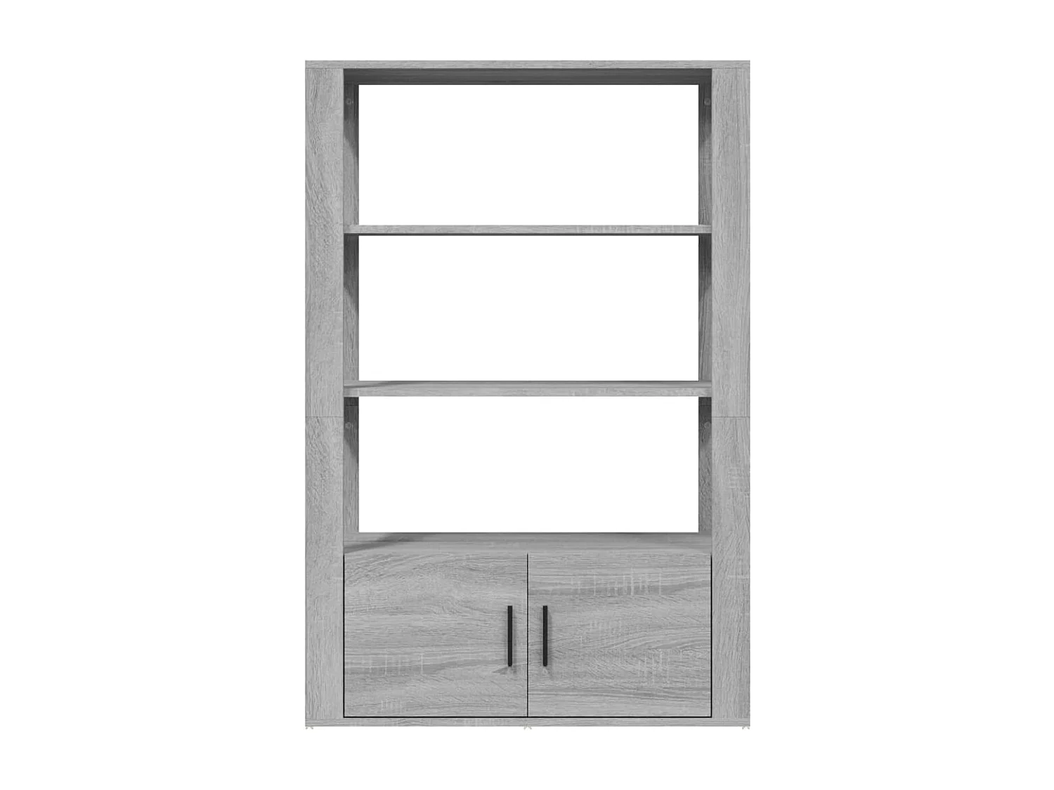 Buffet Sonoma gris 80x30x119,5 cm Bois d'ingénierie