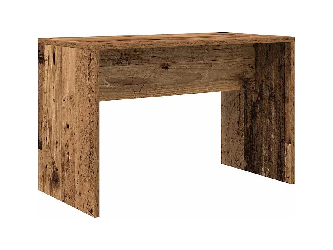 Ensemble de coiffeuse avec LED vieux bois bois d'ingénierie