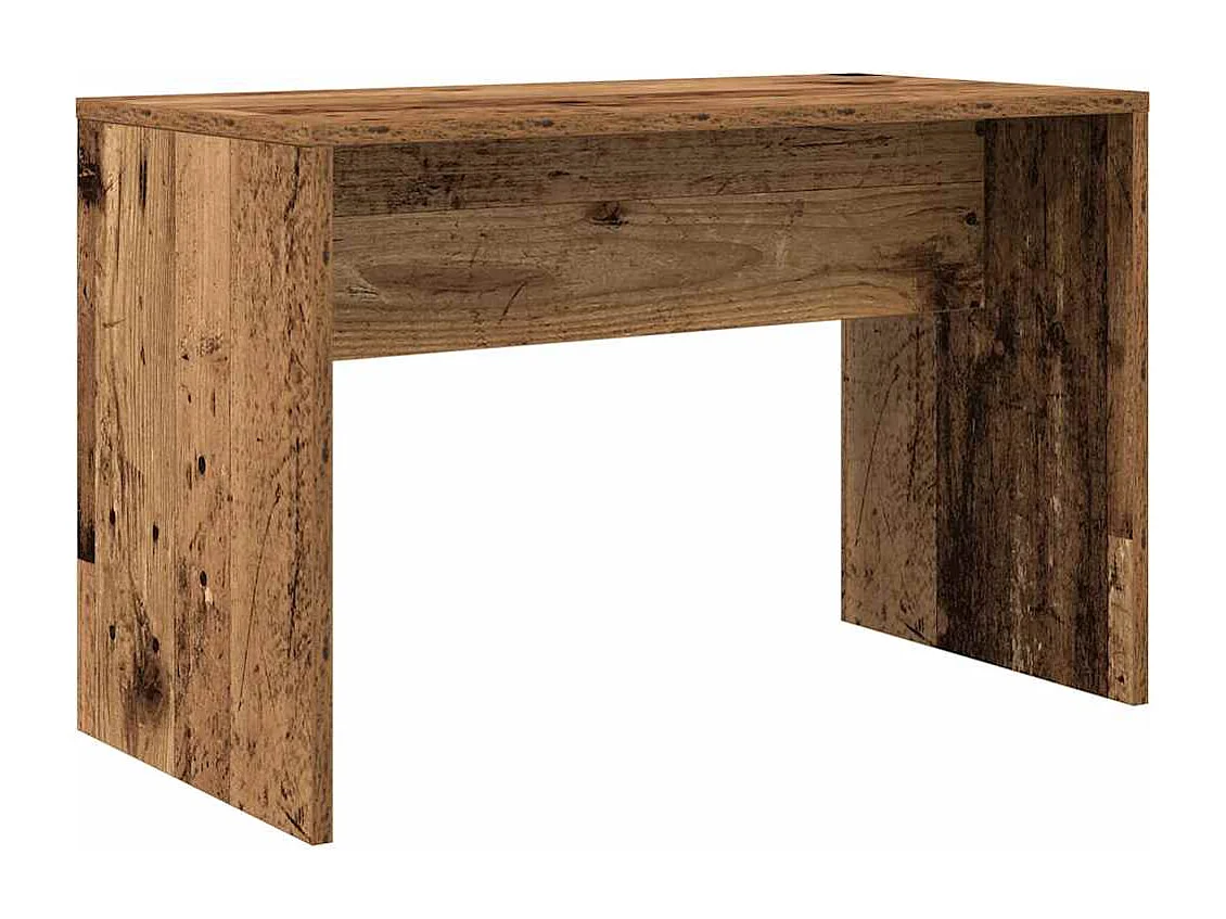 Ensemble de coiffeuse avec LED vieux bois bois d'ingénierie