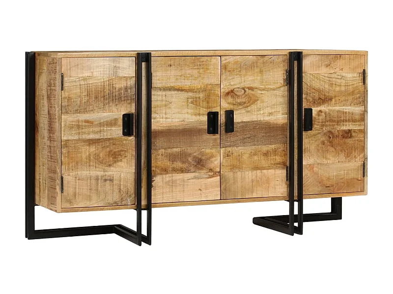 Buffet Bois de manguier massif 150x40x80 cm