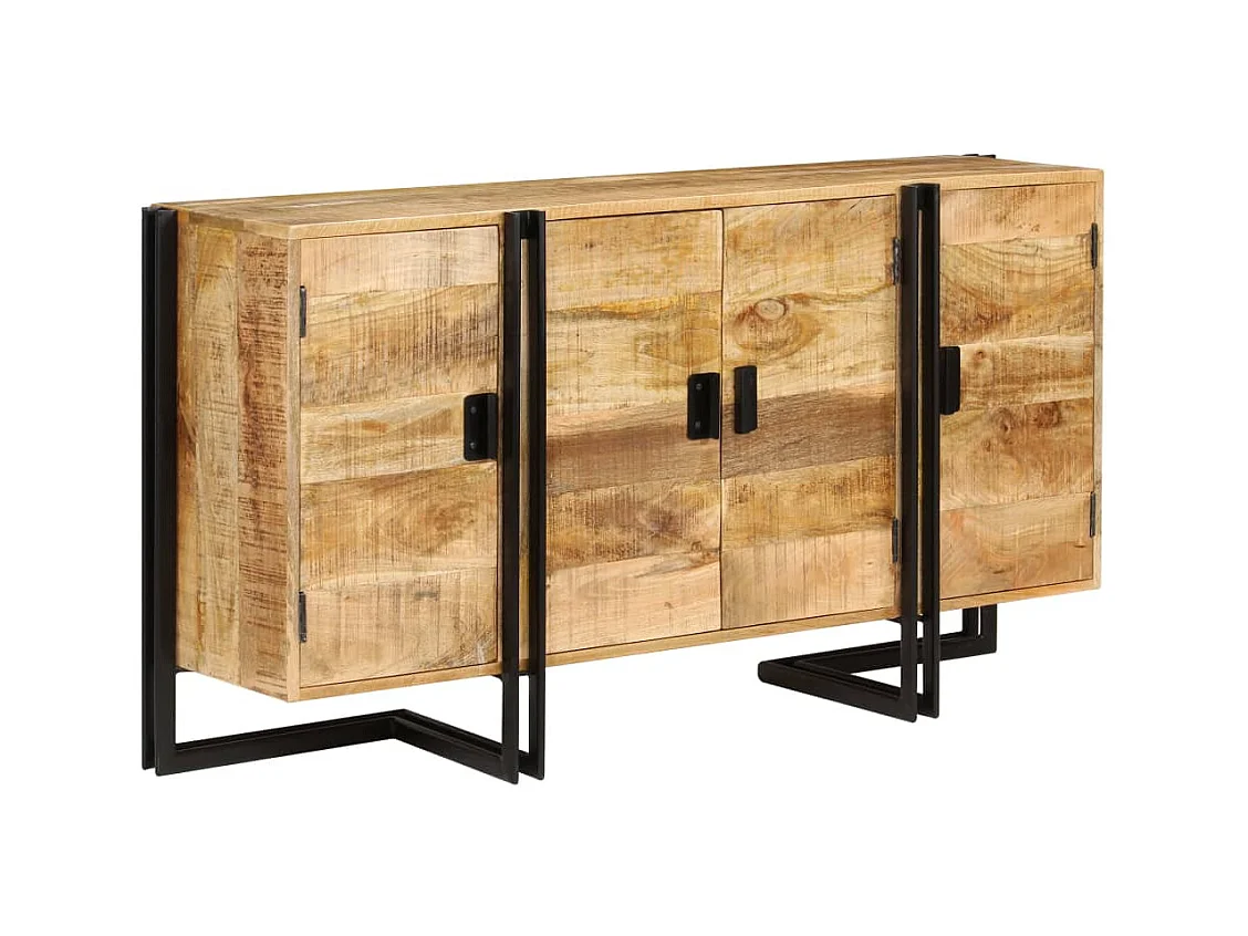 Buffet Bois de manguier massif 150x40x80 cm