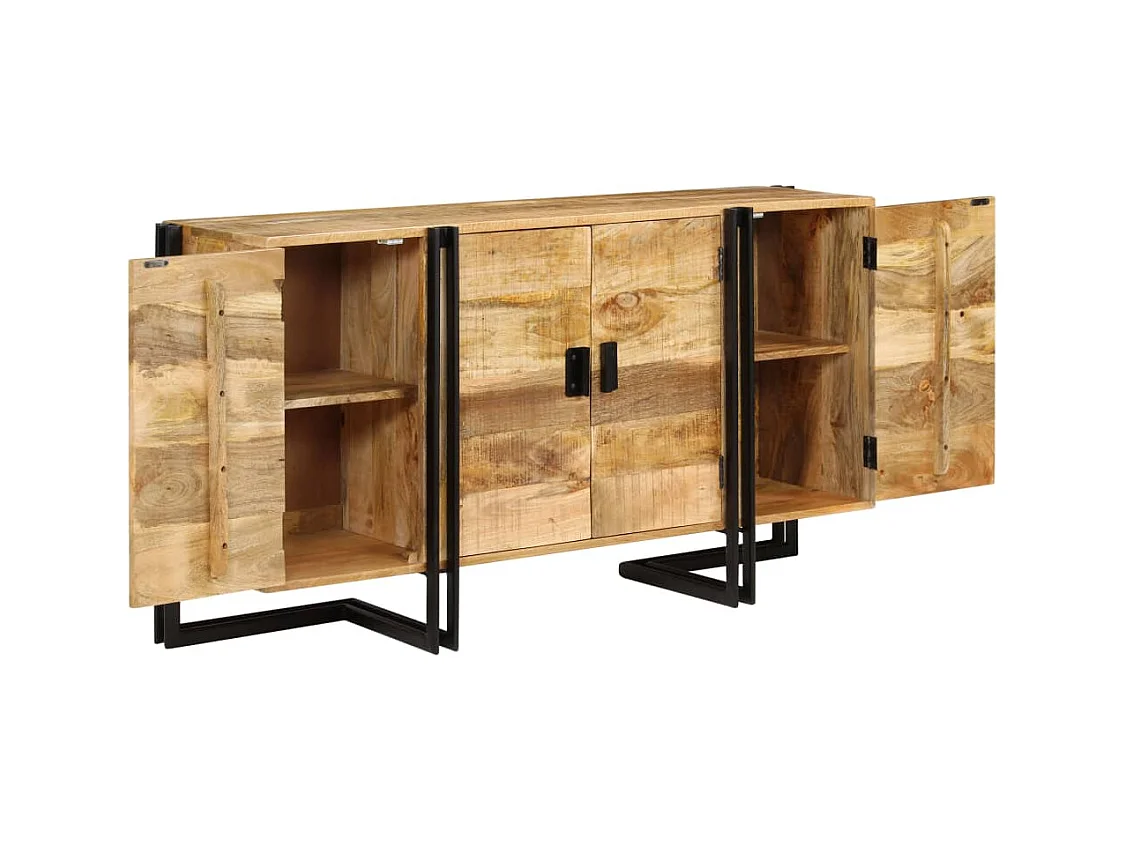 Buffet Bois de manguier massif 150x40x80 cm