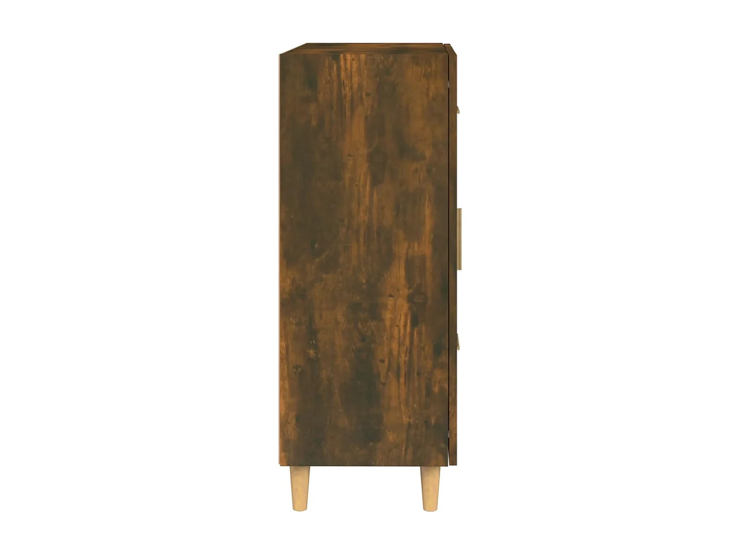 Buffet chêne fumé 69,5x34x90 cm bois d'ingénierie