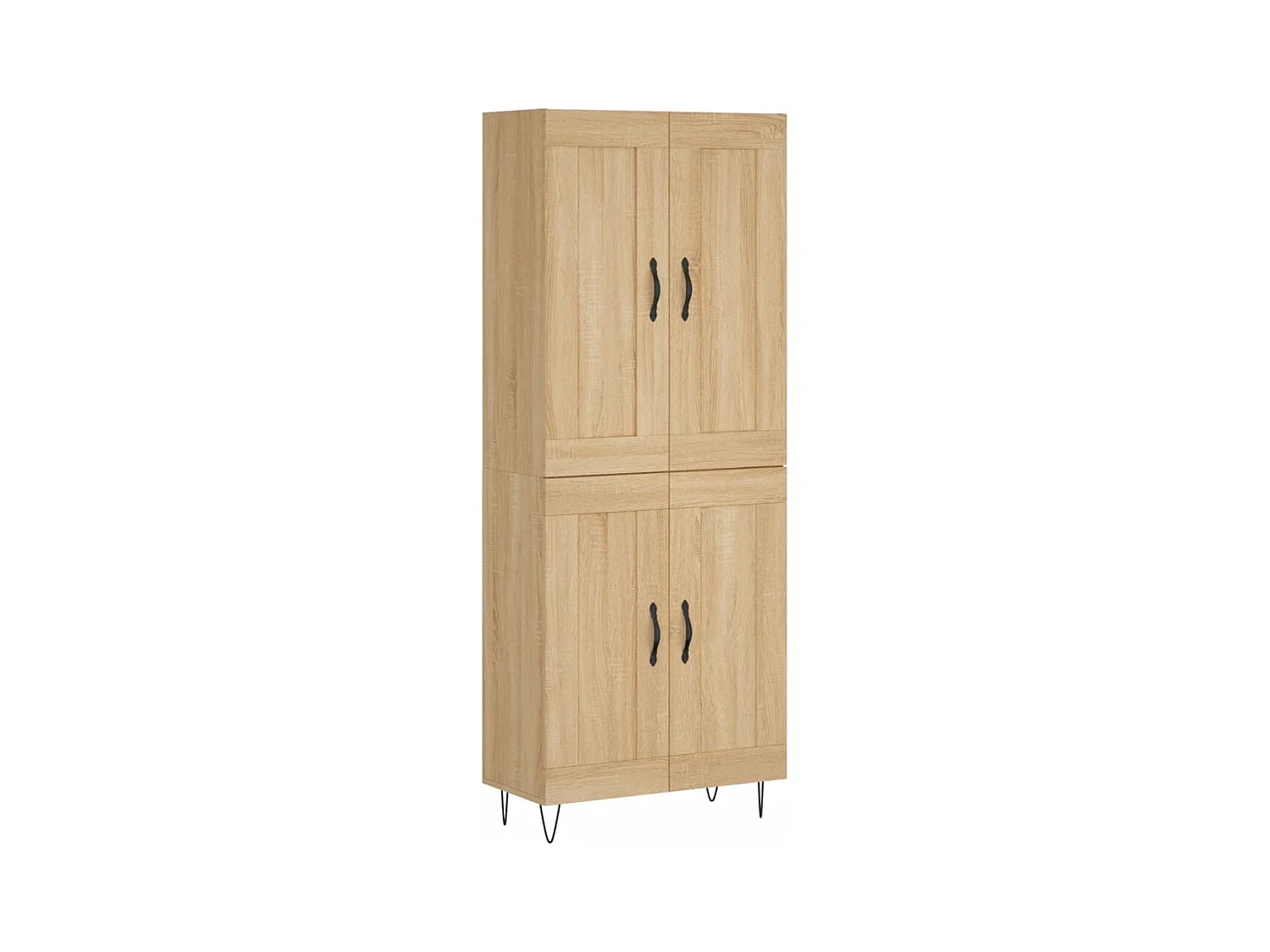 Buffet haut Chêne sonoma 69,5x34x180 cm Bois d'ingénierie