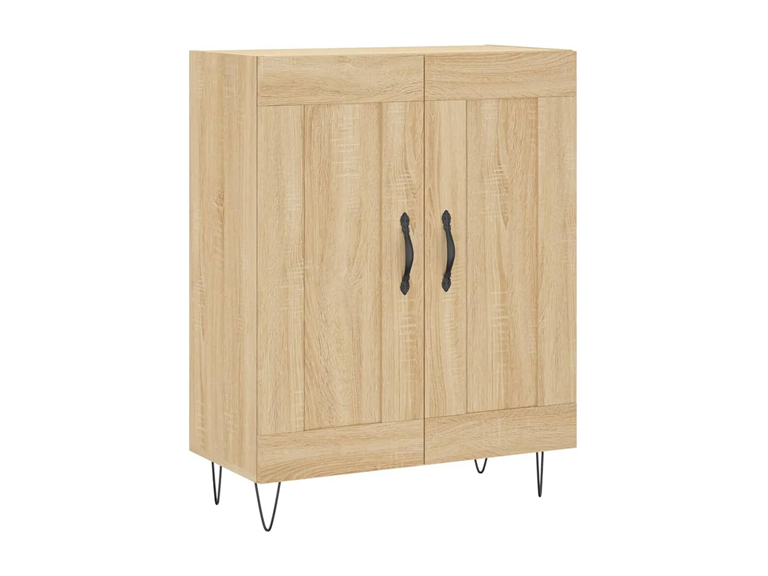 Buffet haut Chêne sonoma 69,5x34x180 cm Bois d'ingénierie