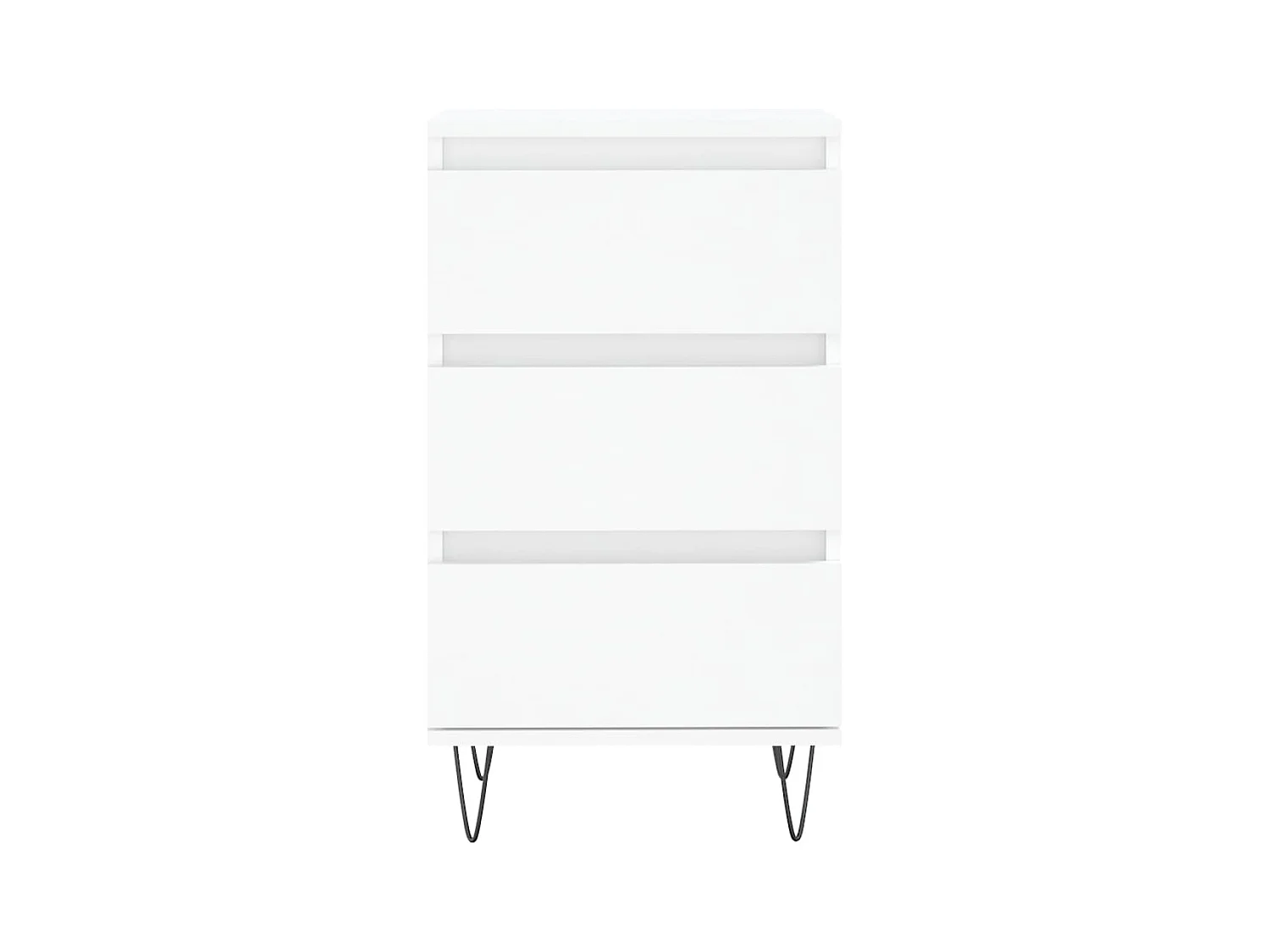 Credenza bianca 40x35x70 cm in legno ingegnerizzato