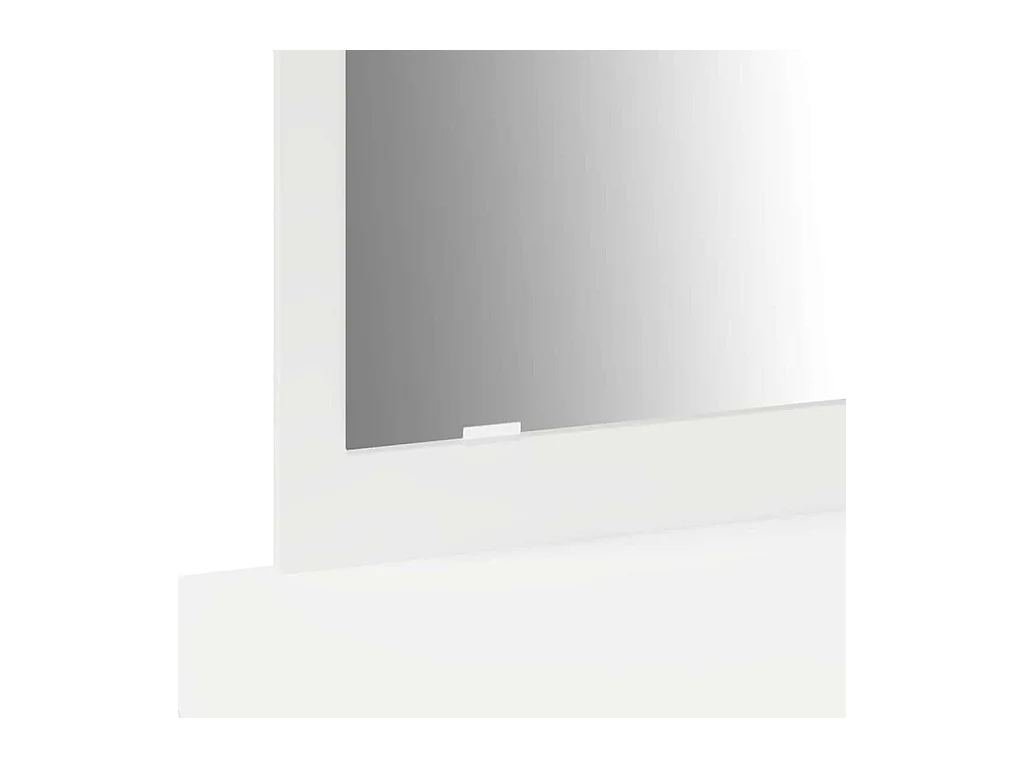 Table de Toilette Blanc 100 x 40 x 70 cm Bois d'ingénierie