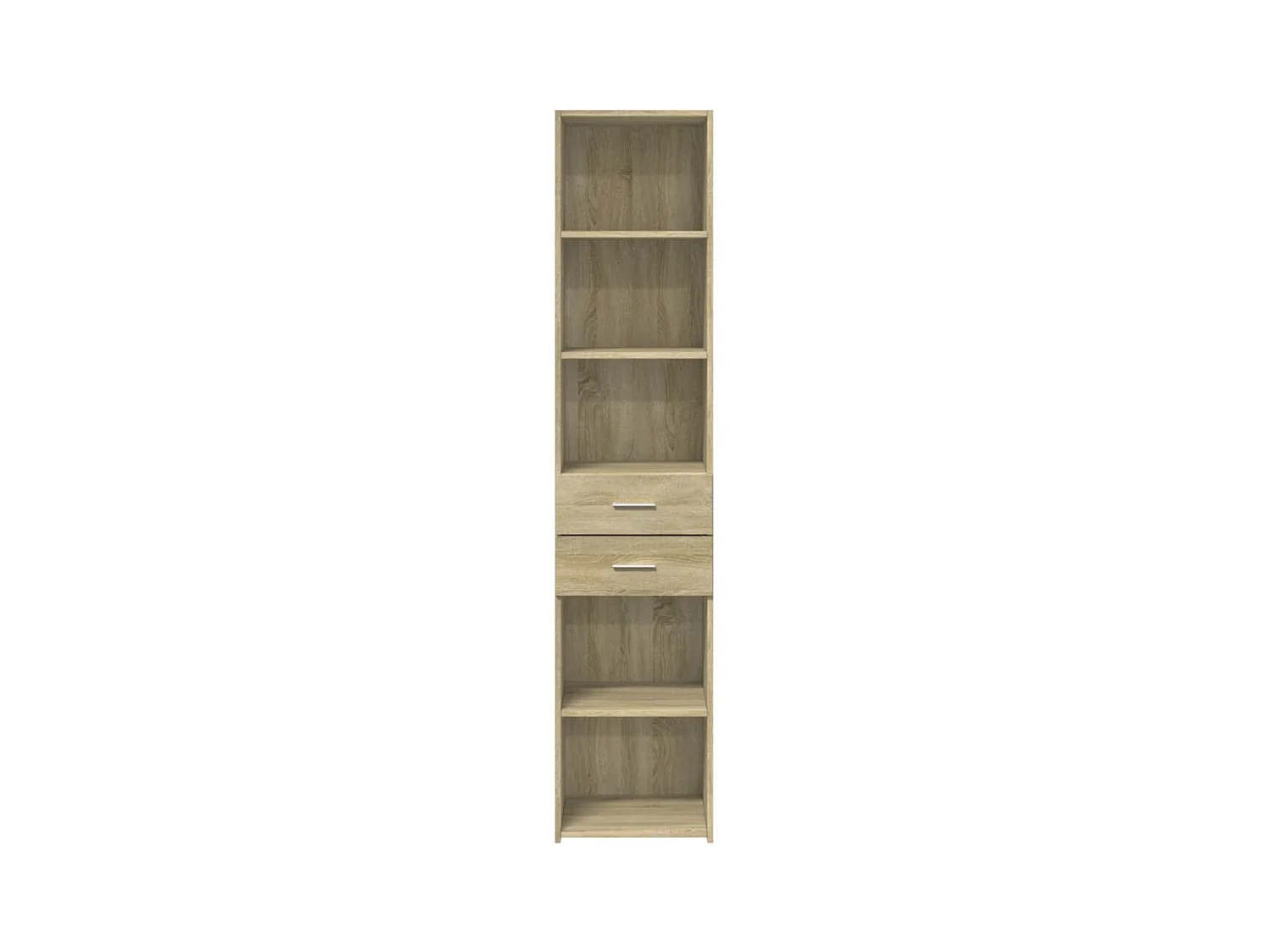 Buffet haut chêne sonoma 40x42,5x185 cm bois d'ingénierie