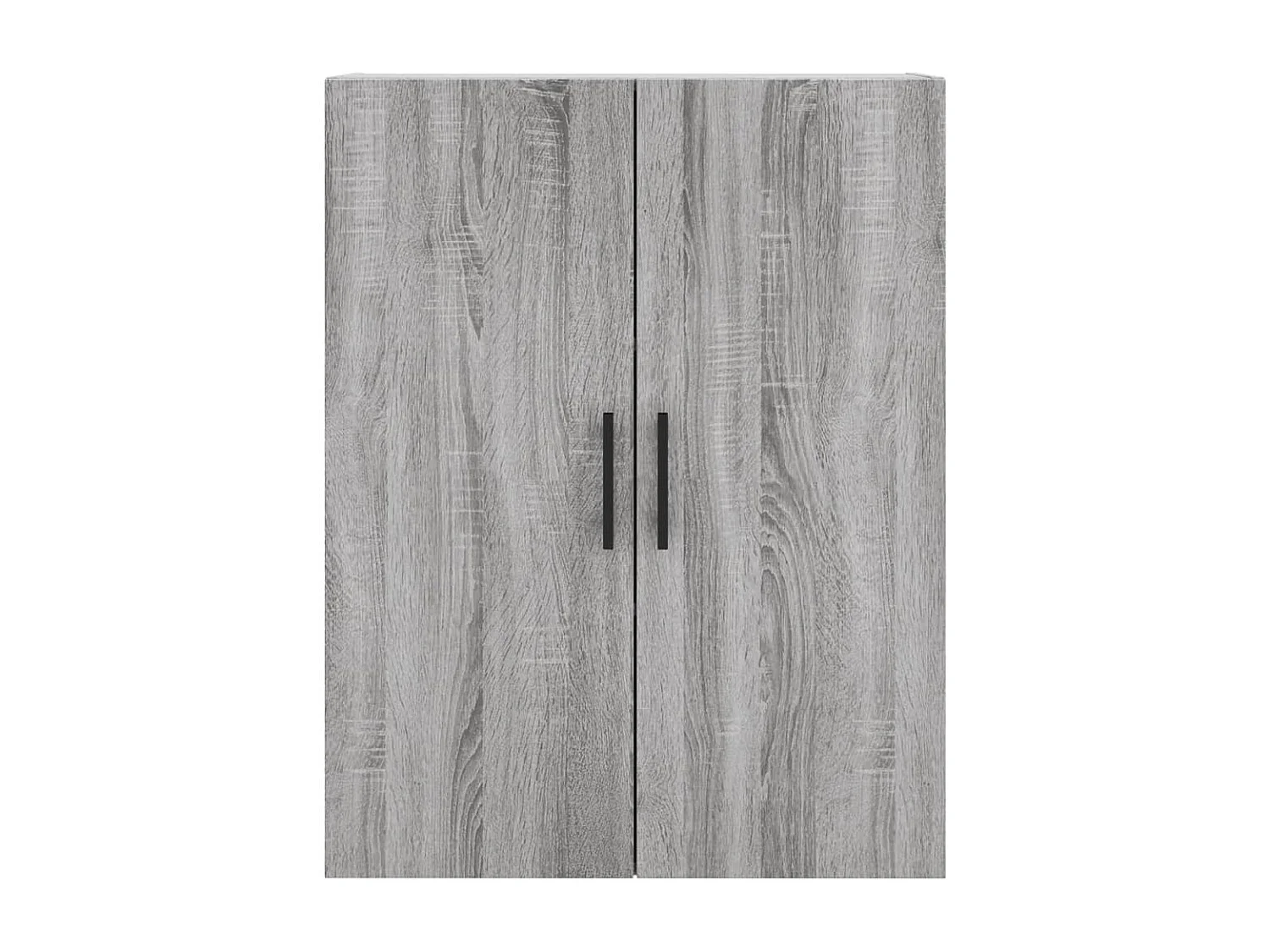 Credenza alta Sonoma grigia 69,5x34x180 cm Legno ingegnerizzato