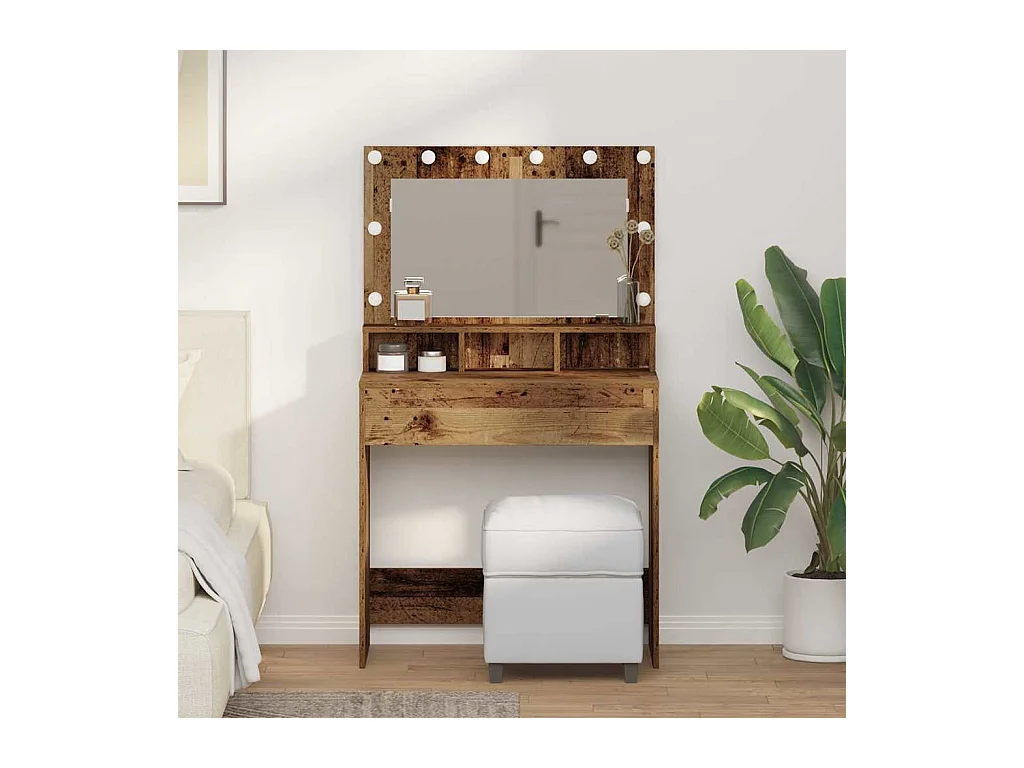 Coiffeuse Bois ancien 79 x 41 x 135 cm Bois d'ingénierie