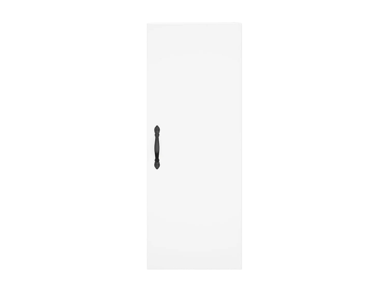 Credenza alta bianca 34,5x34x180 cm Legno ingegnerizzato