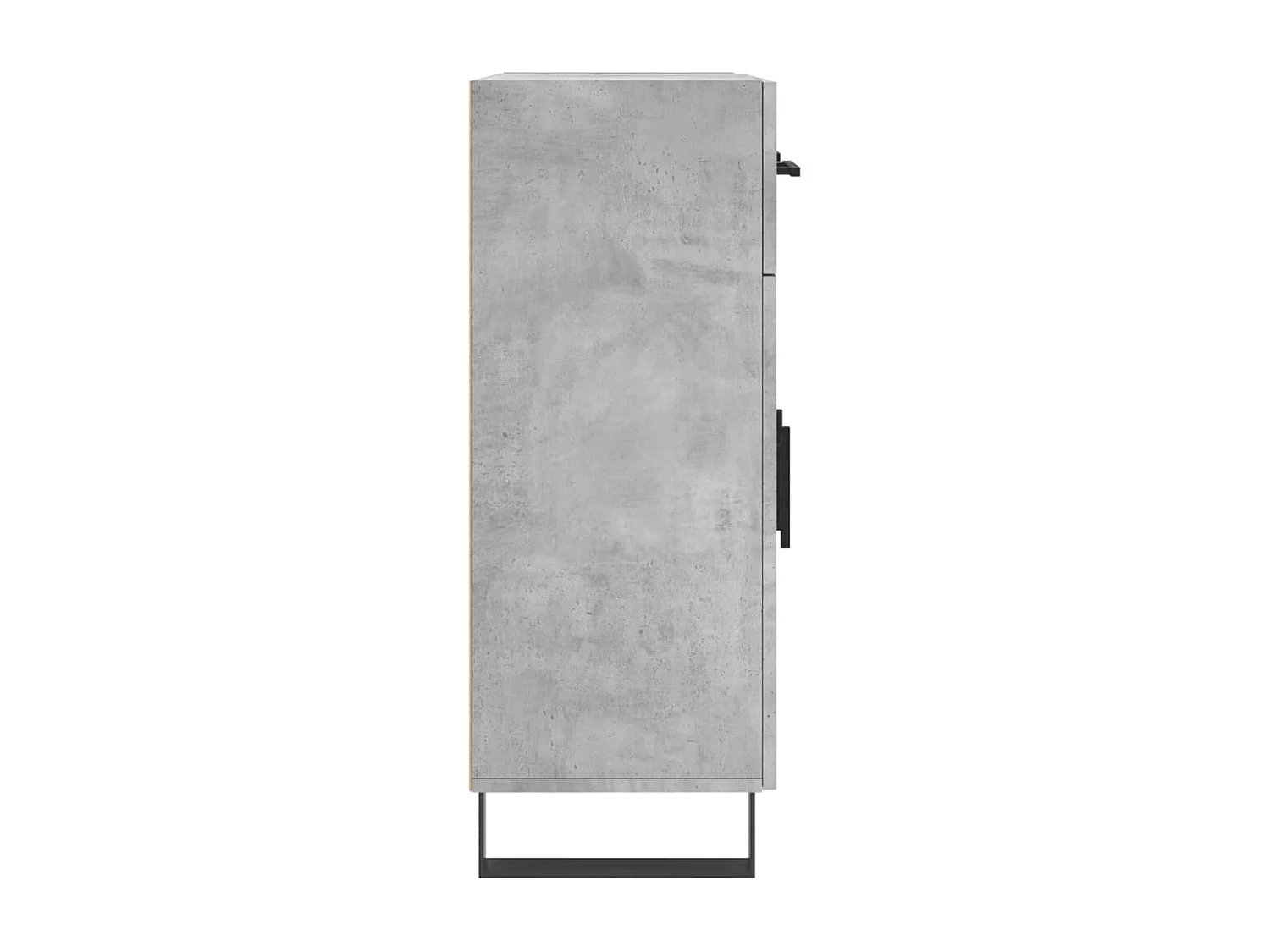 Credenza grigio cemento 69,5x34x90 cm in legno ingegnerizzato