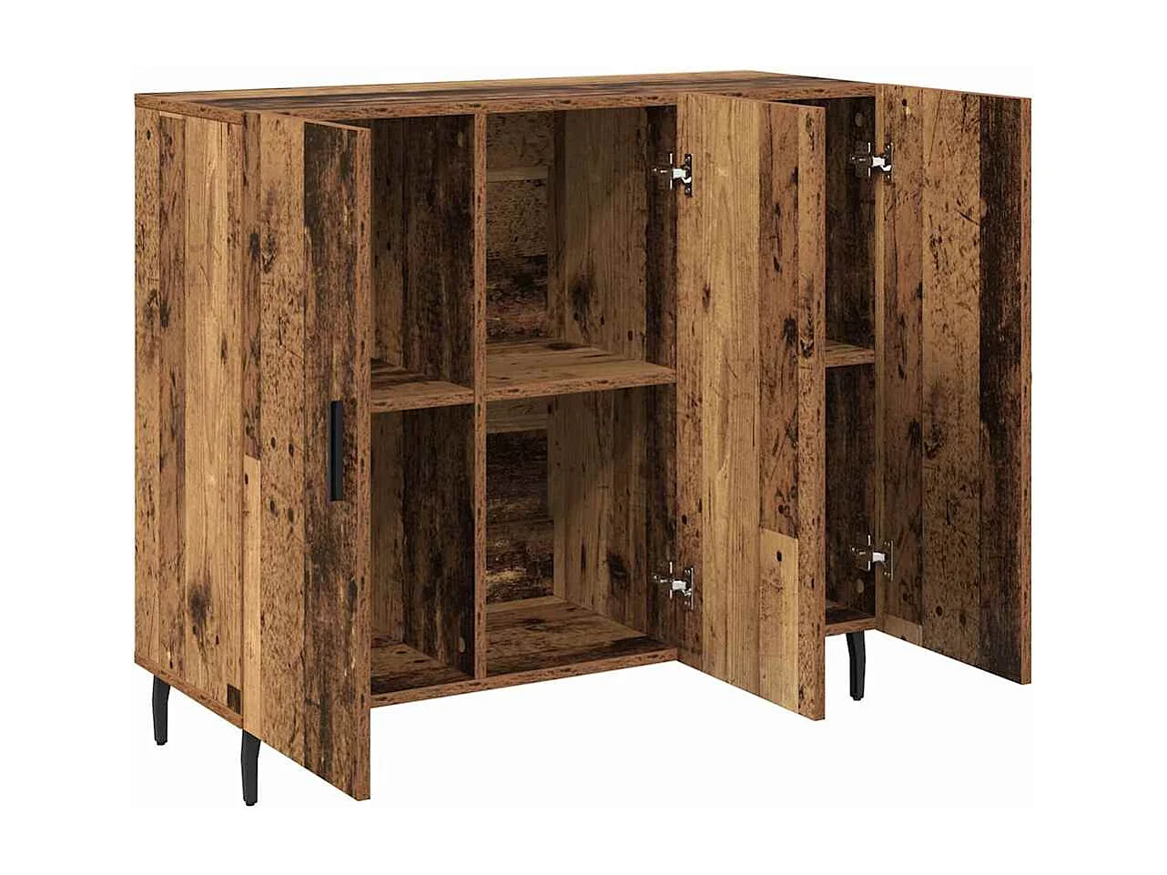 Buffet Marron 90 x 34 x 80 cm Bois d'ingénierie