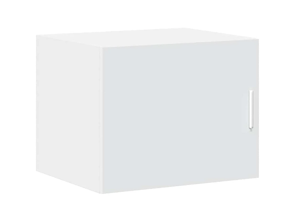 Slanke witte opbergkast 50x42,5x225 cm