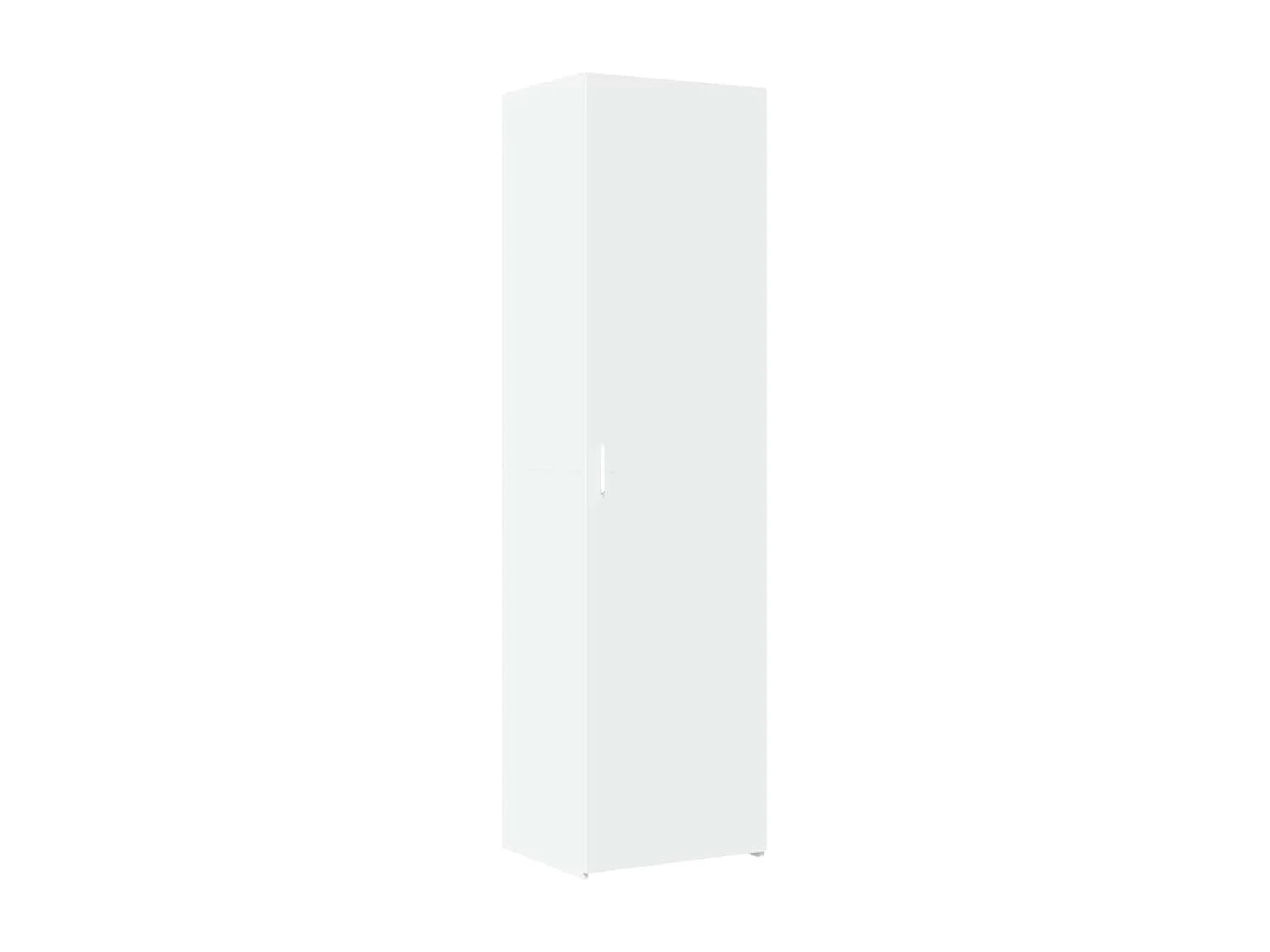 Armoire de rangement mince blanc 50x42,5x225 cm