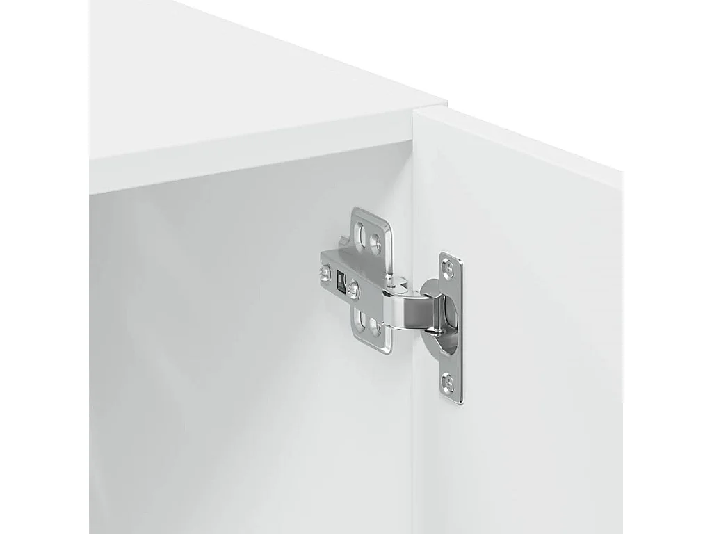 Armoire de rangement mince blanc 50x42,5x225 cm