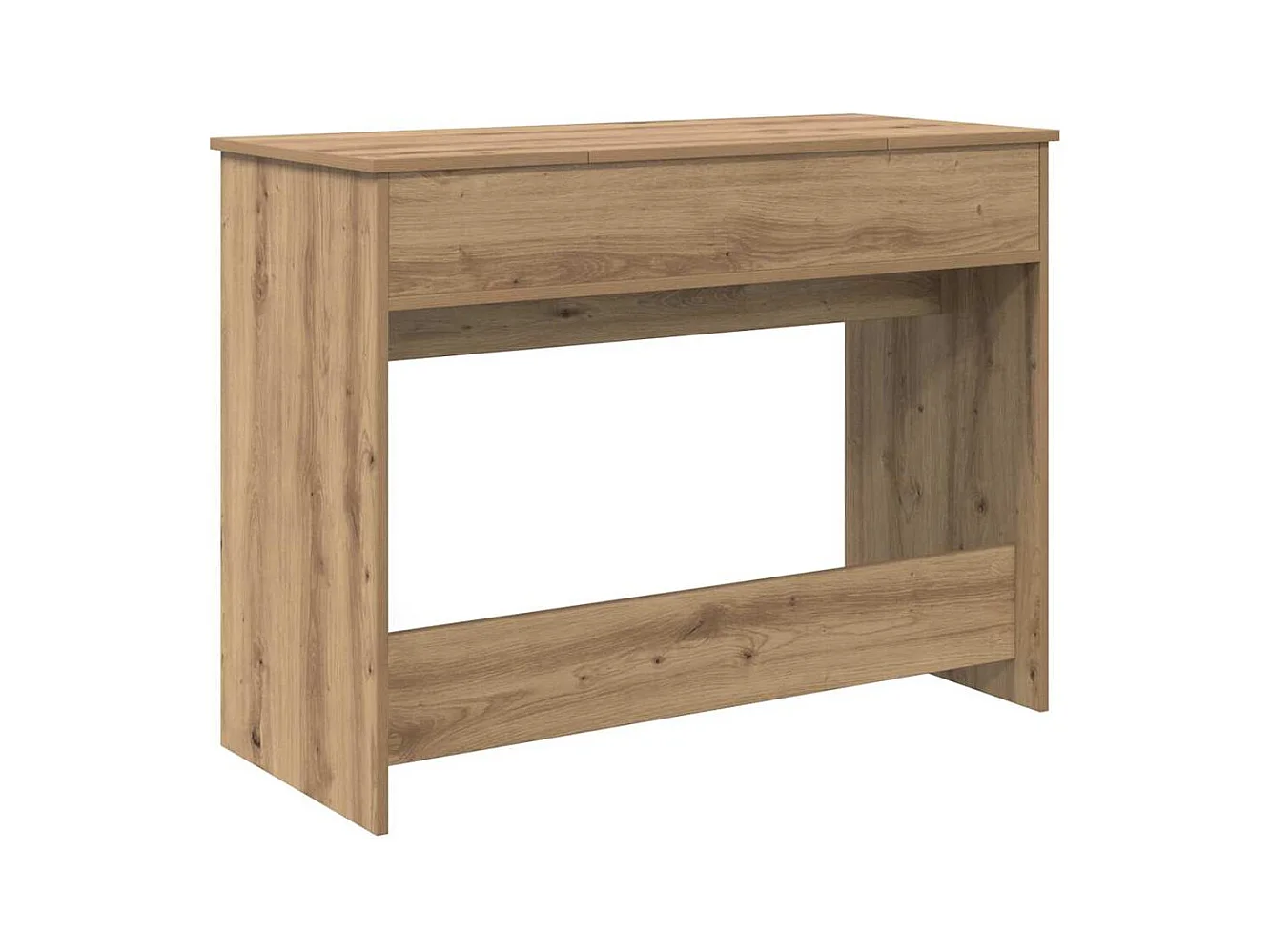 Table de Toilette avec tiroir chêne artisanal 100 x 45 x 76 cm