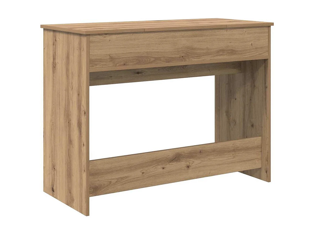 Table de Toilette avec tiroir chêne artisanal 100 x 45 x 76 cm