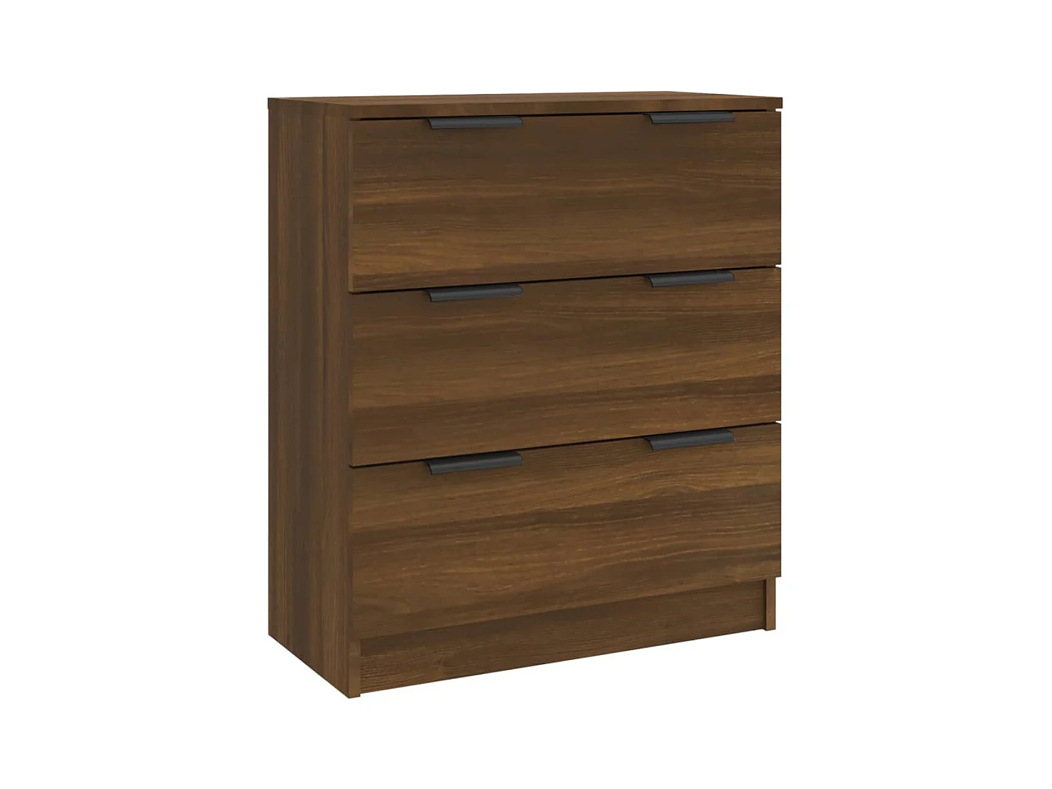 Credenza in rovere marrone 60x30x70 cm Legno ingegnerizzato