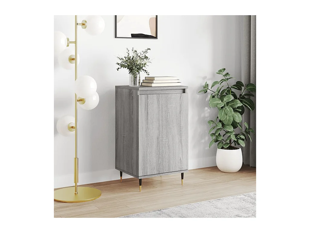 Sonoma dressoir grijs 40x35x70 cm bewerkt hout