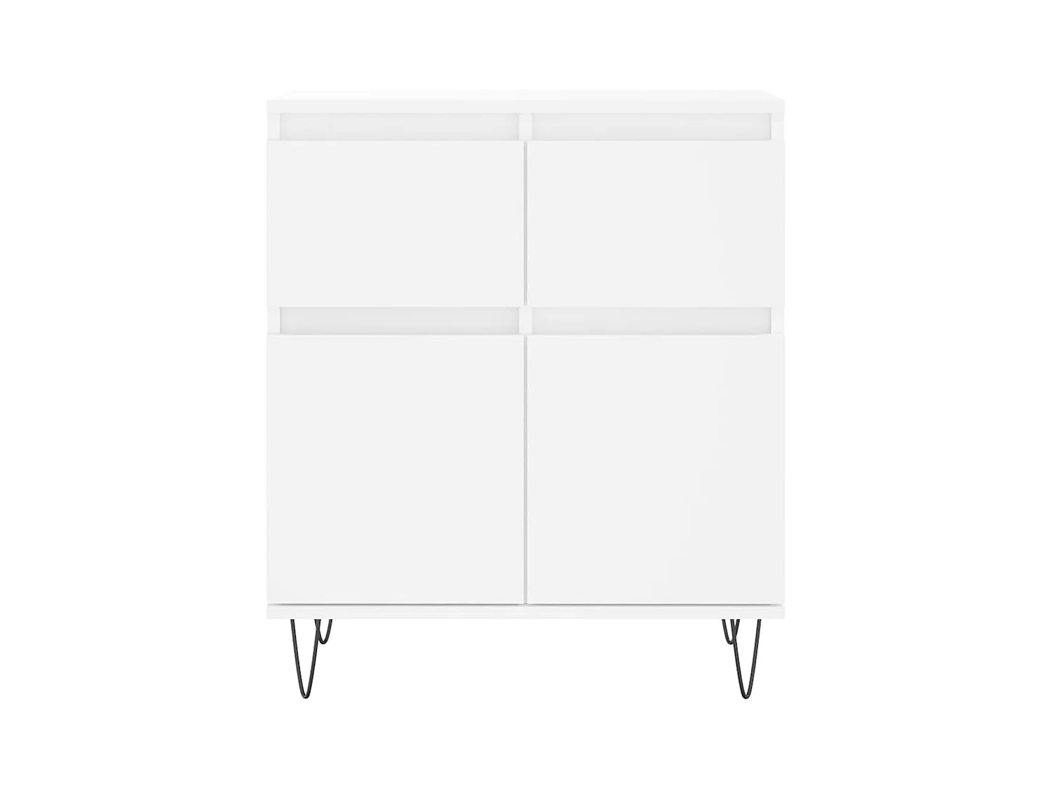 Buffet Blanc 60x35x70 cm Bois d'ingénierie