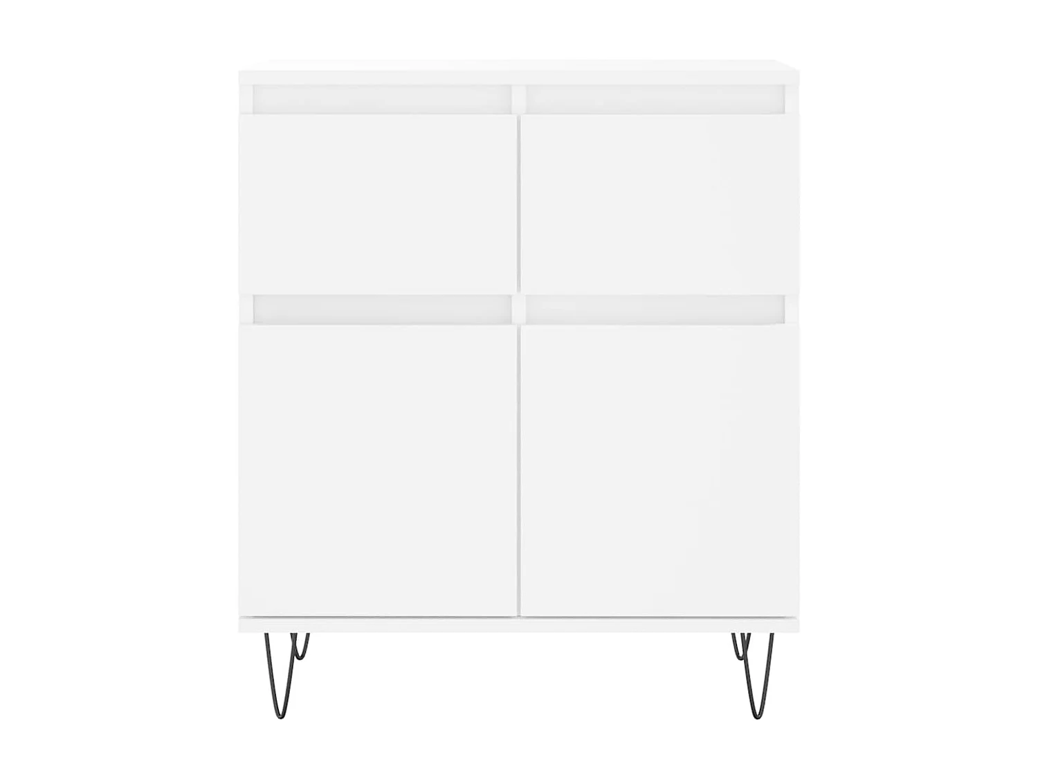 Buffet Blanc 60x35x70 cm Bois d'ingénierie