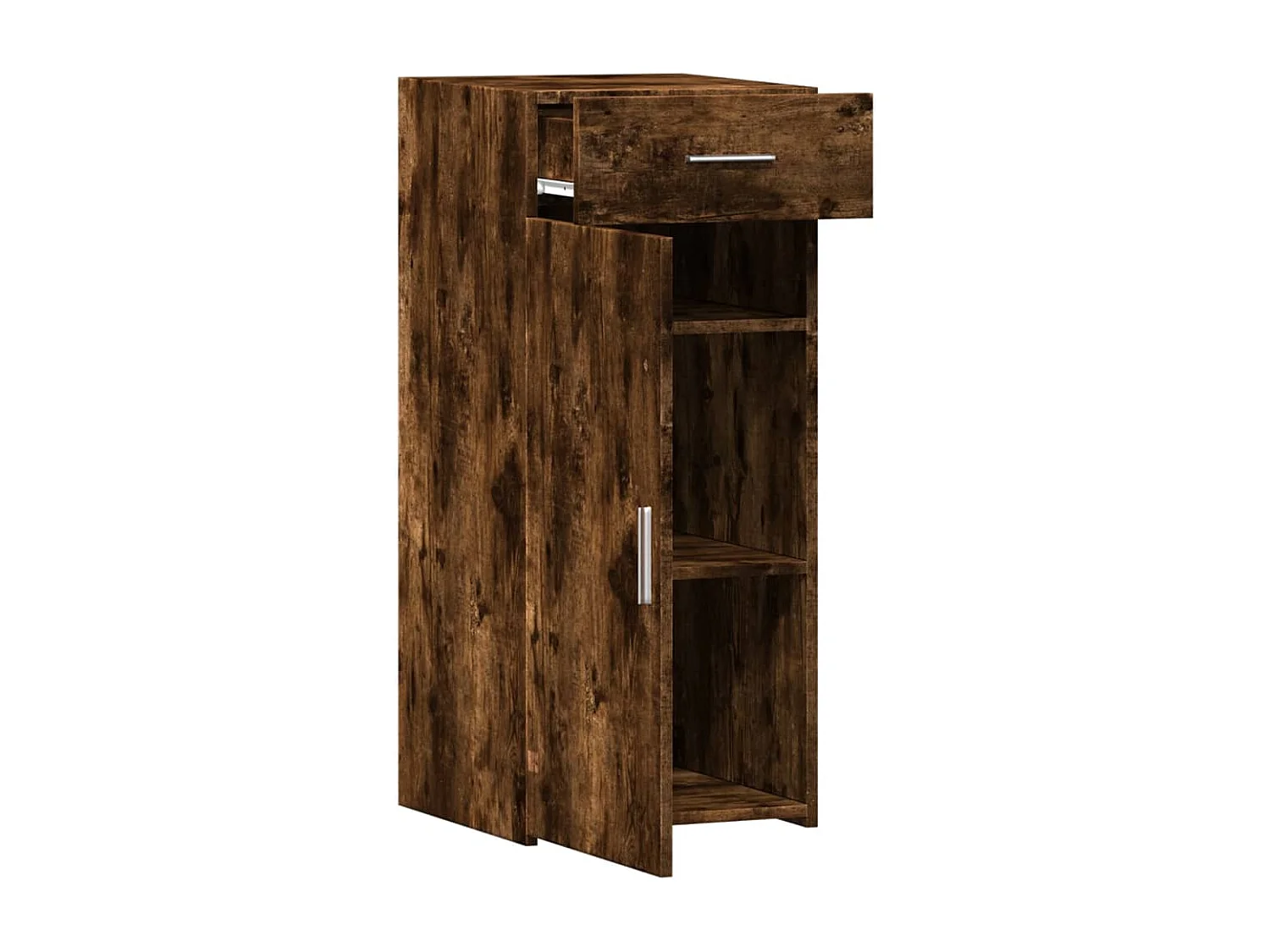 Buffet chêne fumé 40x42,5x93 cm bois d'ingénierie