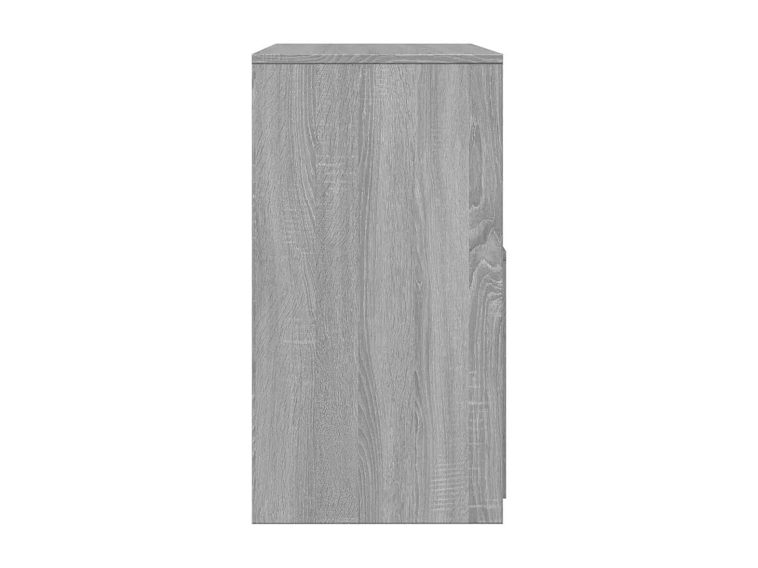 Tocador y taburete Sonoma gris 60x40x113,5 cm