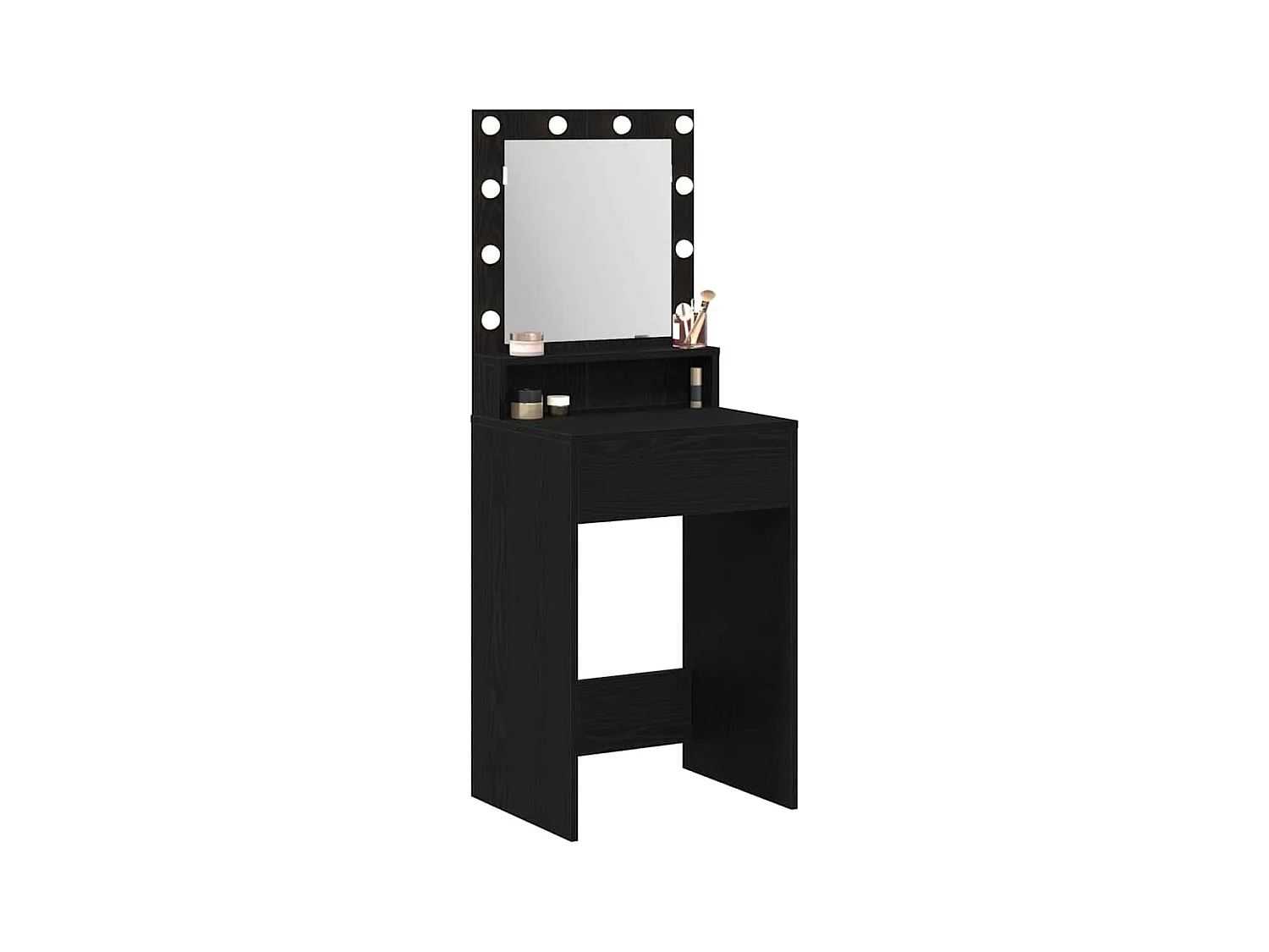 Coiffeuse Chêne noir 50 x 41 x 135 cm Bois d'ingénierie