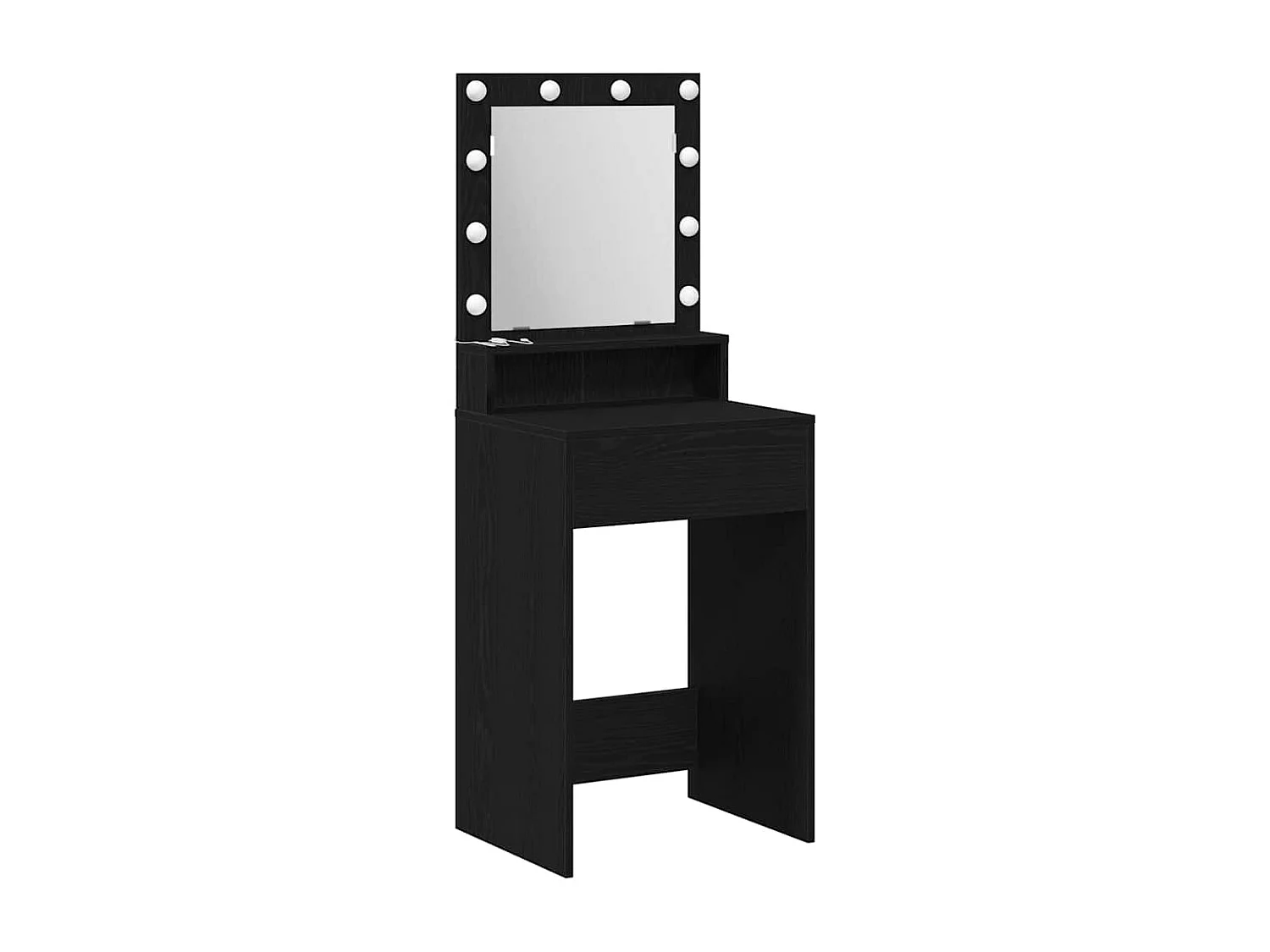 Coiffeuse Chêne noir 50 x 41 x 135 cm Bois d'ingénierie