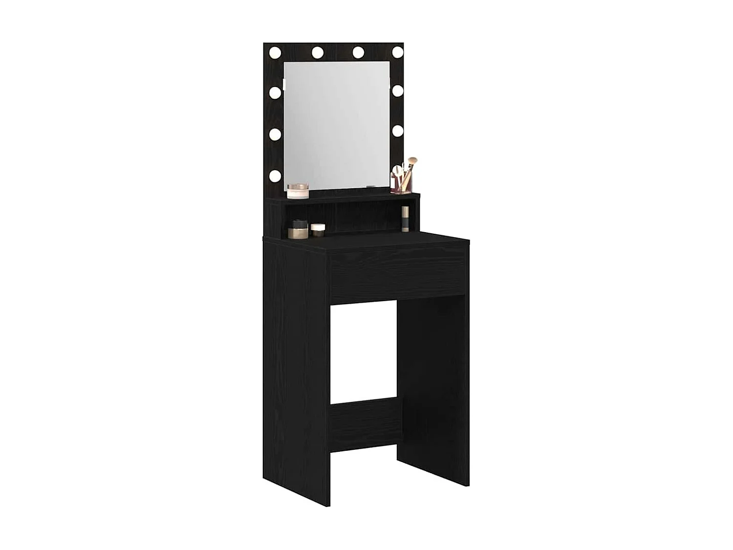 Coiffeuse Chêne noir 50 x 41 x 135 cm Bois d'ingénierie