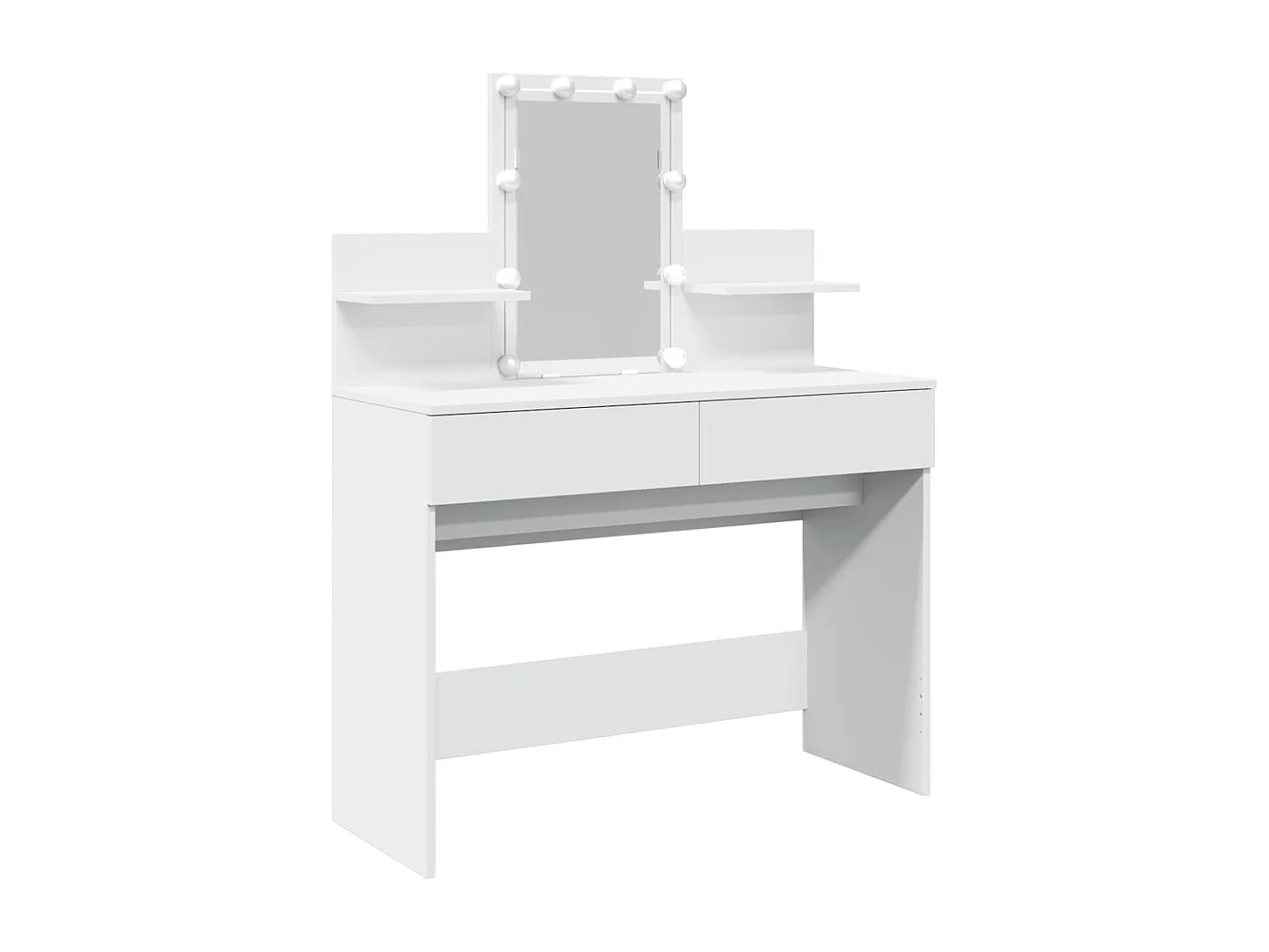 Tocador con LED blanco 100x40x130 cm