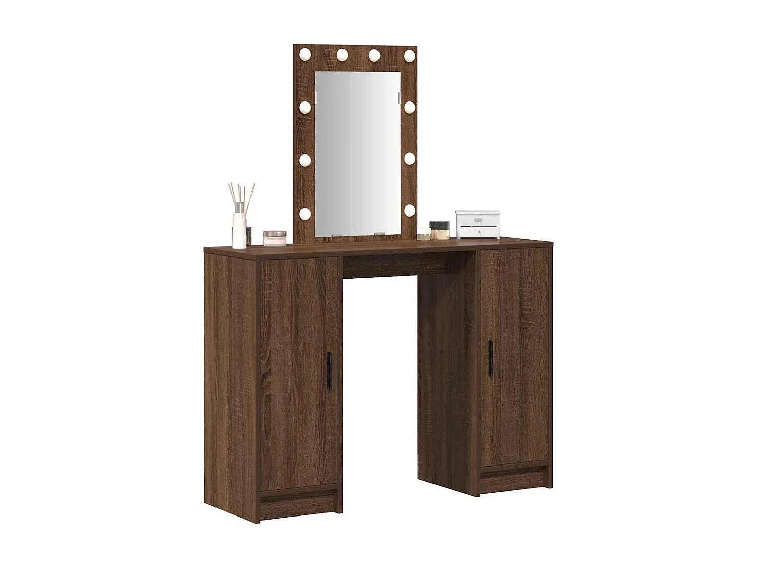 Table de Toilette Marron 102 x 33 x 135 cm Bois d'ingénierie