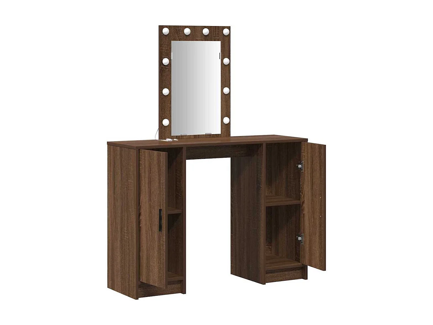 Table de Toilette Marron 102 x 33 x 135 cm Bois d'ingénierie