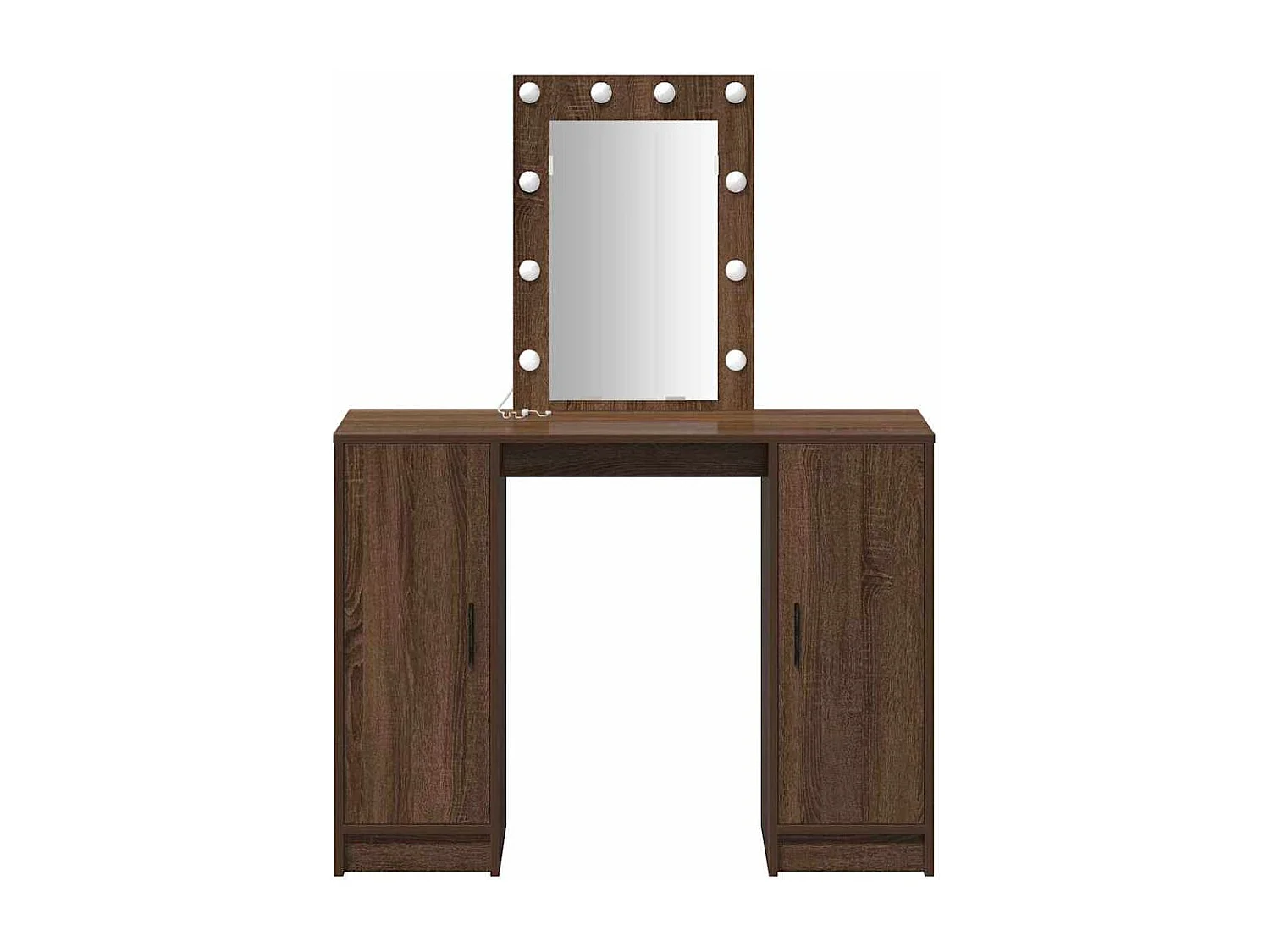 Table de Toilette Marron 102 x 33 x 135 cm Bois d'ingénierie