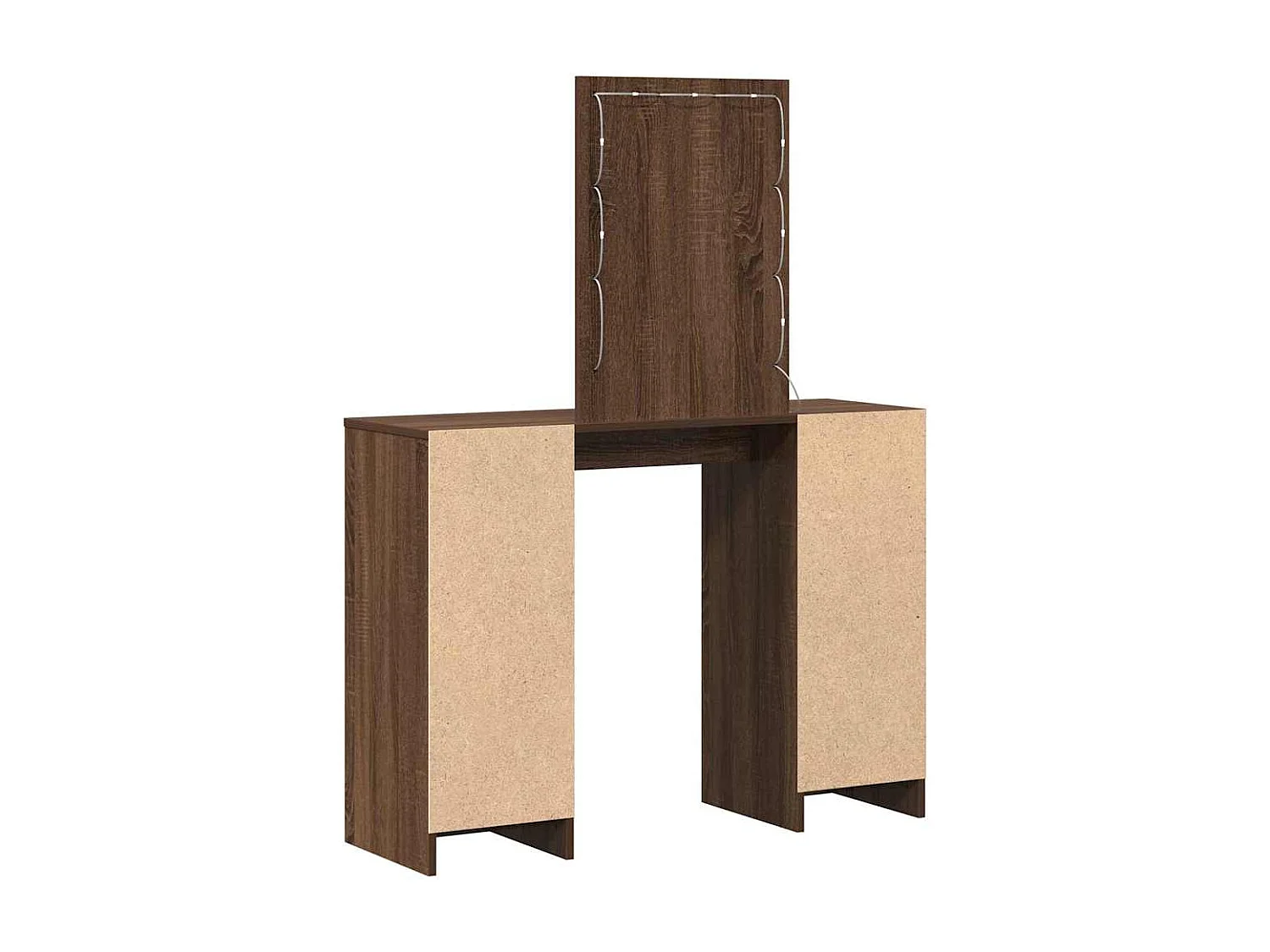Table de Toilette Marron 102 x 33 x 135 cm Bois d'ingénierie