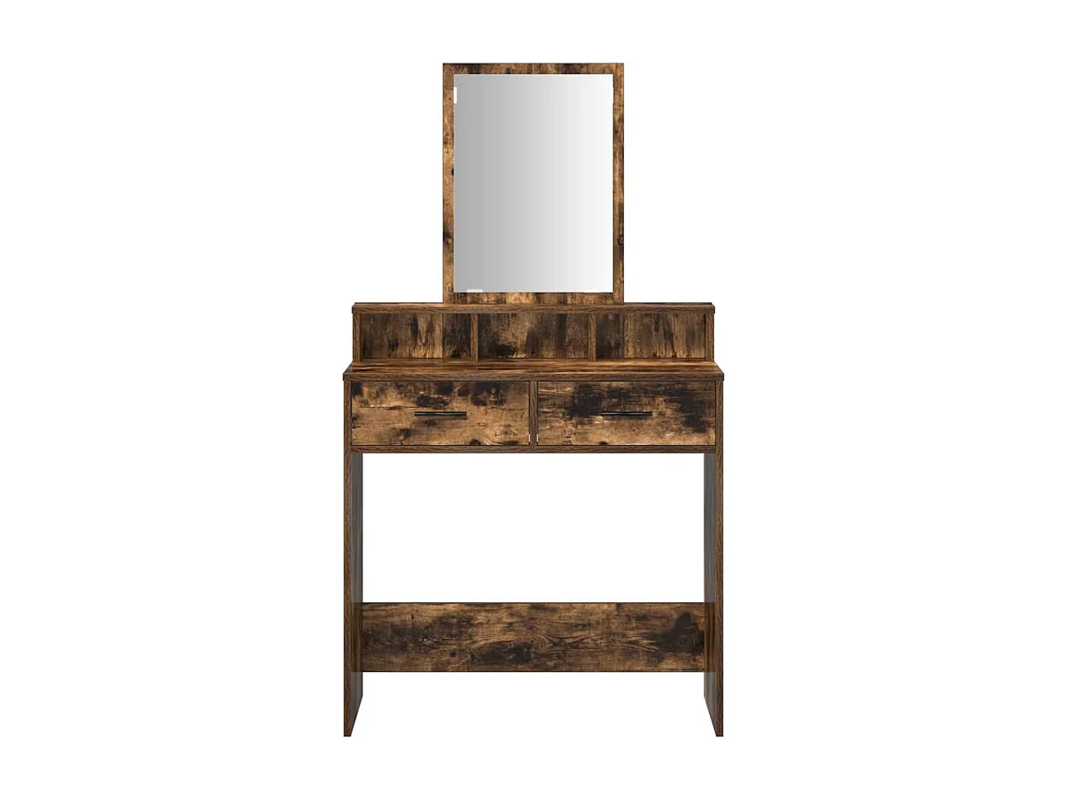 Coiffeuse Chêne fumé 79 x 41 x 140 cm Bois d'ingénierie