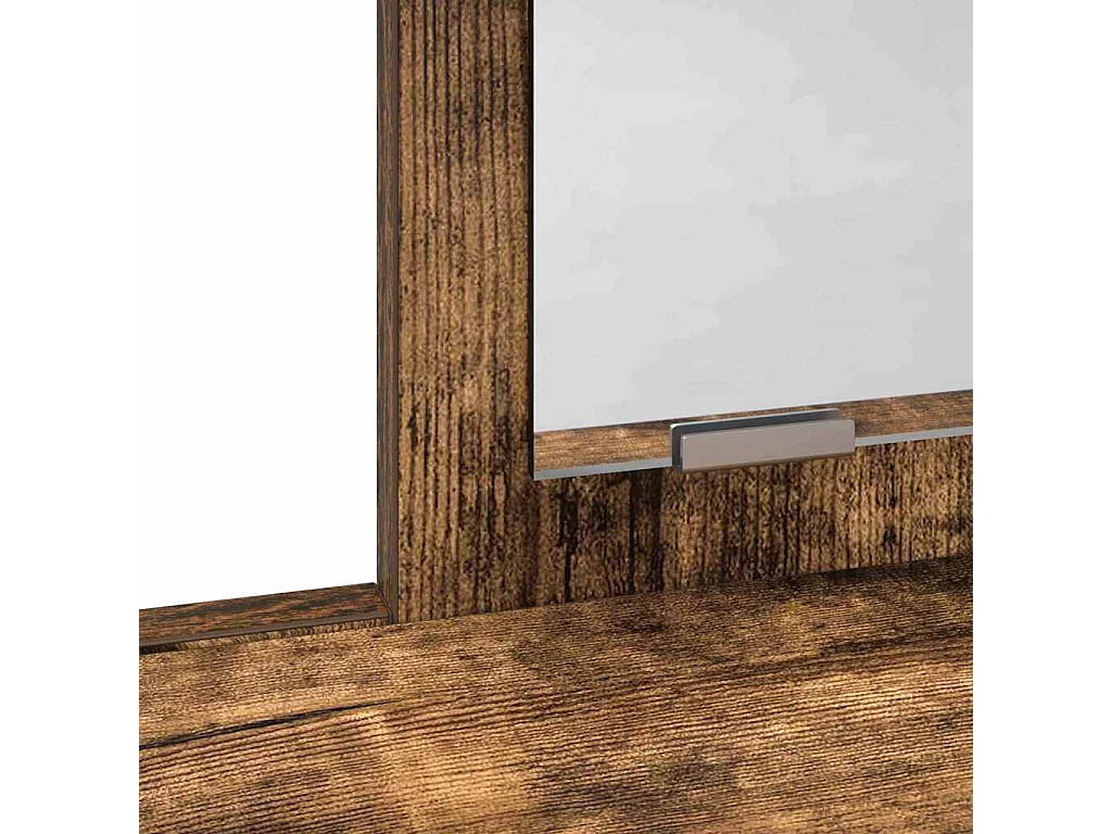 Coiffeuse Chêne fumé 79 x 41 x 140 cm Bois d'ingénierie