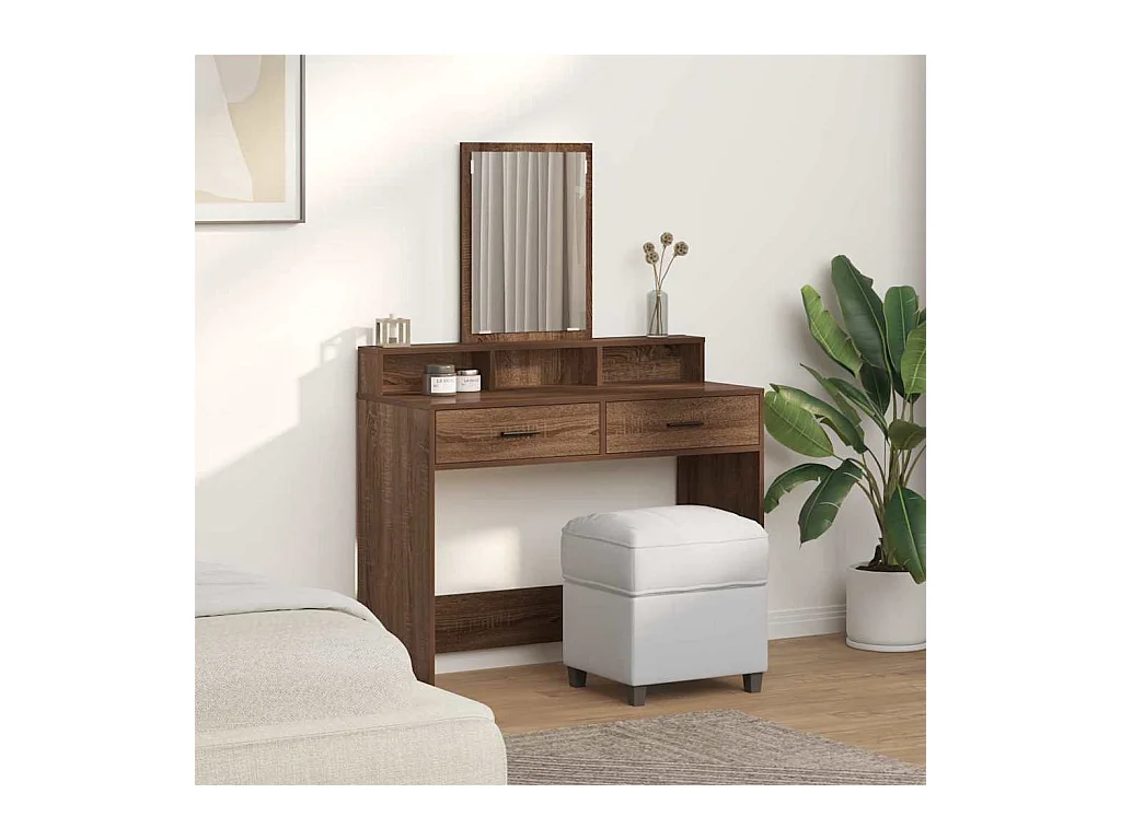 Kaptafel Bruin eiken 100 x 41 x 140 cm Technisch hout