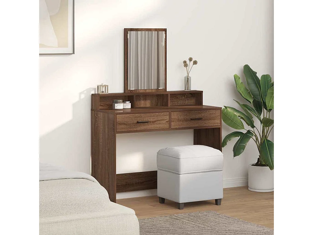 Kaptafel Bruin eiken 100 x 41 x 140 cm Technisch hout