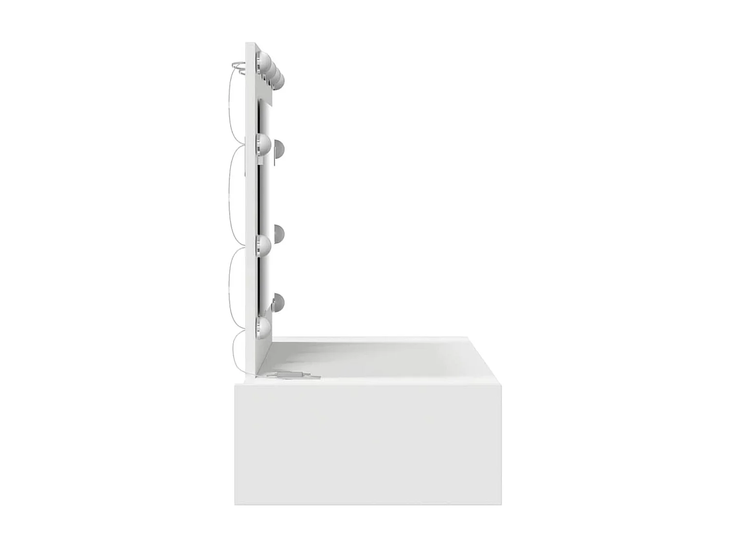 Table de Toilette Blanc 83 x 40 x 70 cm Bois d'ingénierie