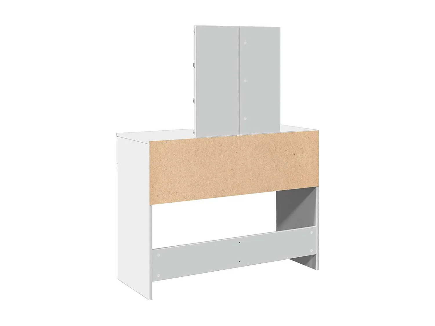 Kaptafel met witte LED 100x40x130 cm