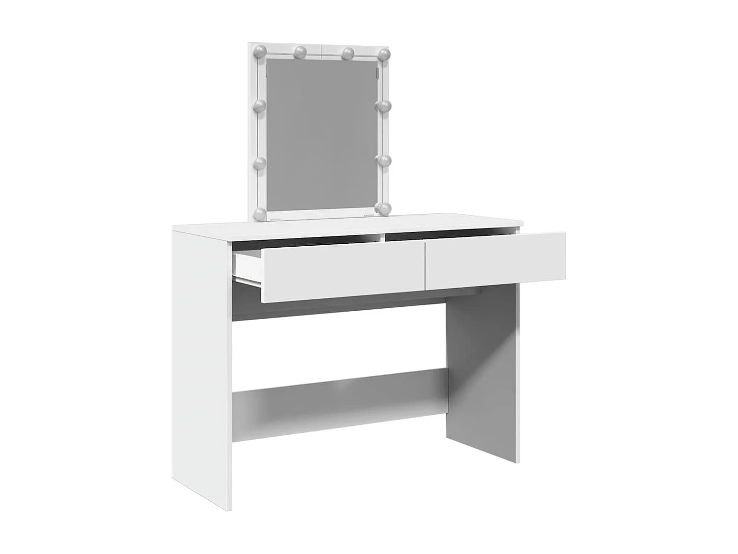 Kaptafel met witte LED 100x40x130 cm
