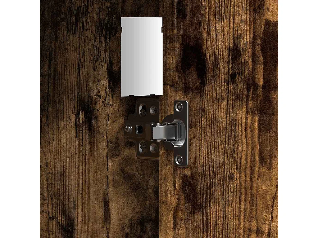 Bruine kaptafel 102 x 33 x 135 cm bewerkt hout