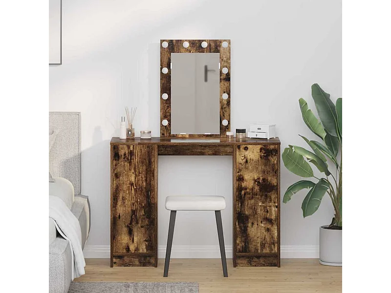 Table de Toilette Marron 102 x 33 x 135 cm Bois d'ingénierie