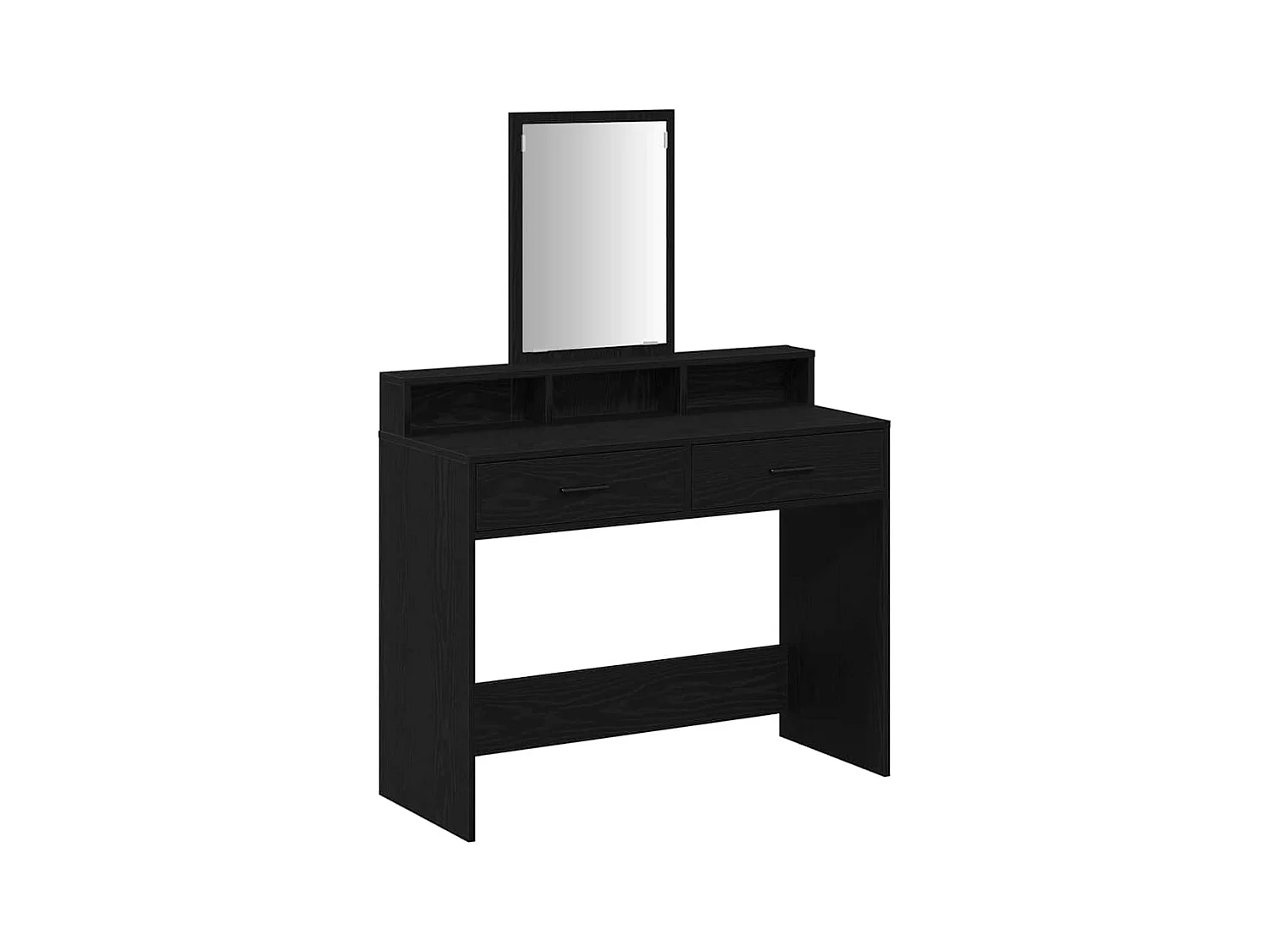 Coiffeuse Chêne noir 100 x 41 x 140 cm Bois d'ingénierie