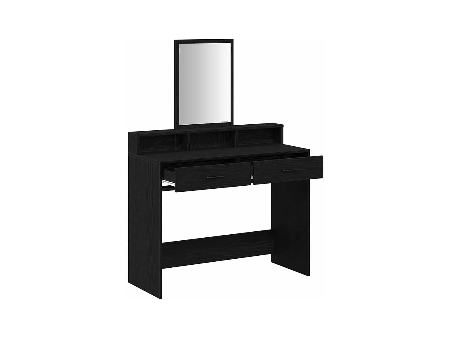 Coiffeuse Chêne noir 100 x 41 x 140 cm Bois d'ingénierie